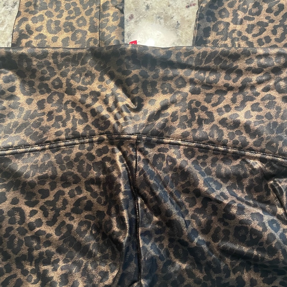 SPANX FAUX LEATHER LEGGING